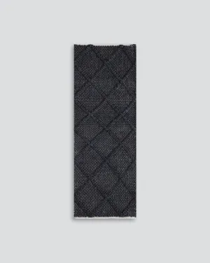© Assam entry rug black 50 x 140cm
