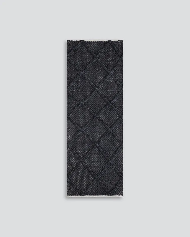 © Assam entry rug black 50 x 140cm