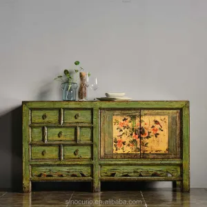 بوفيه شرقي من الأثاث العتيق ,Vintage Antique Furniture Oriental Buffet