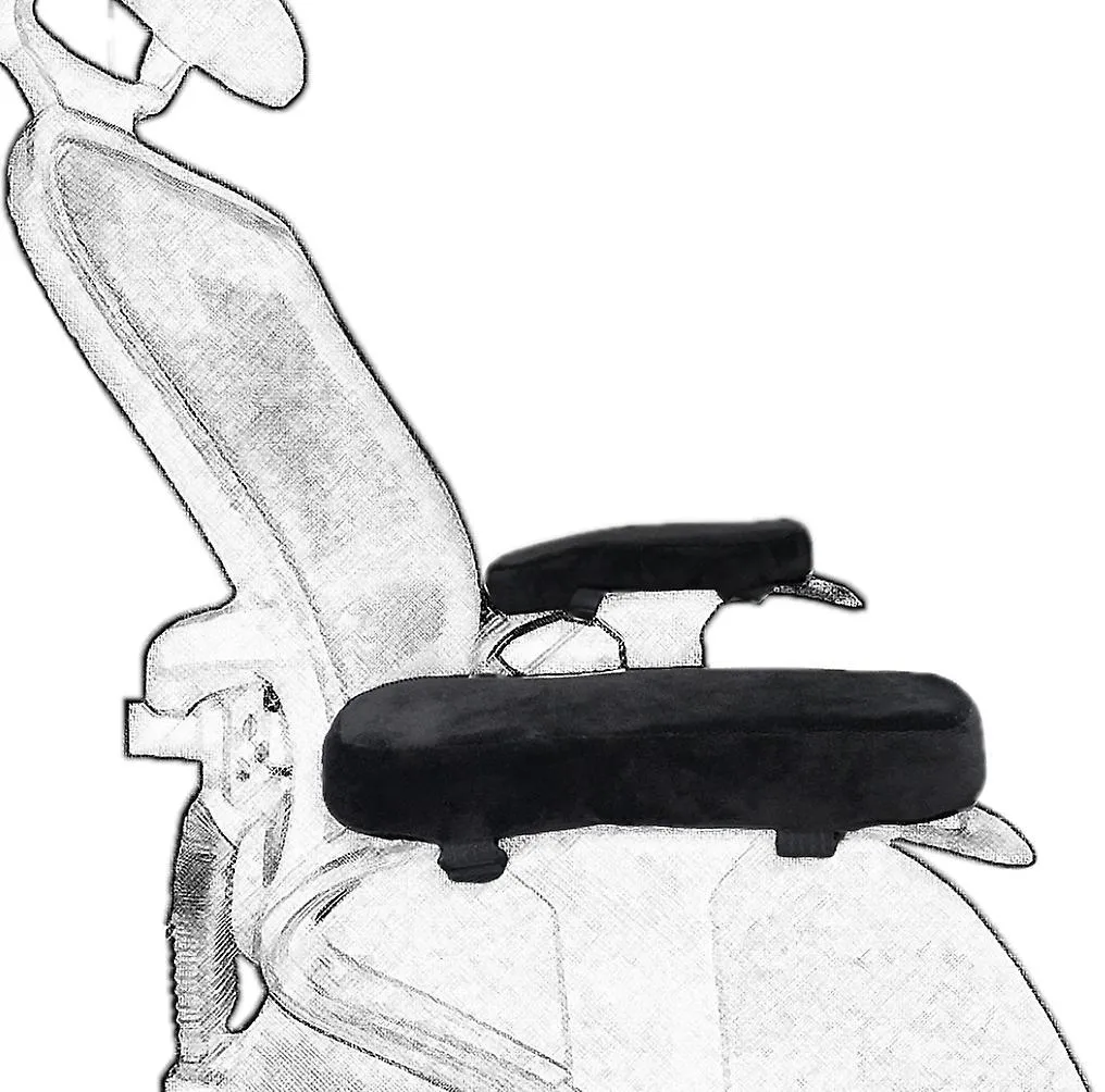 1# black Home chair armrest pad, memory foam elbow pillow AZ18381