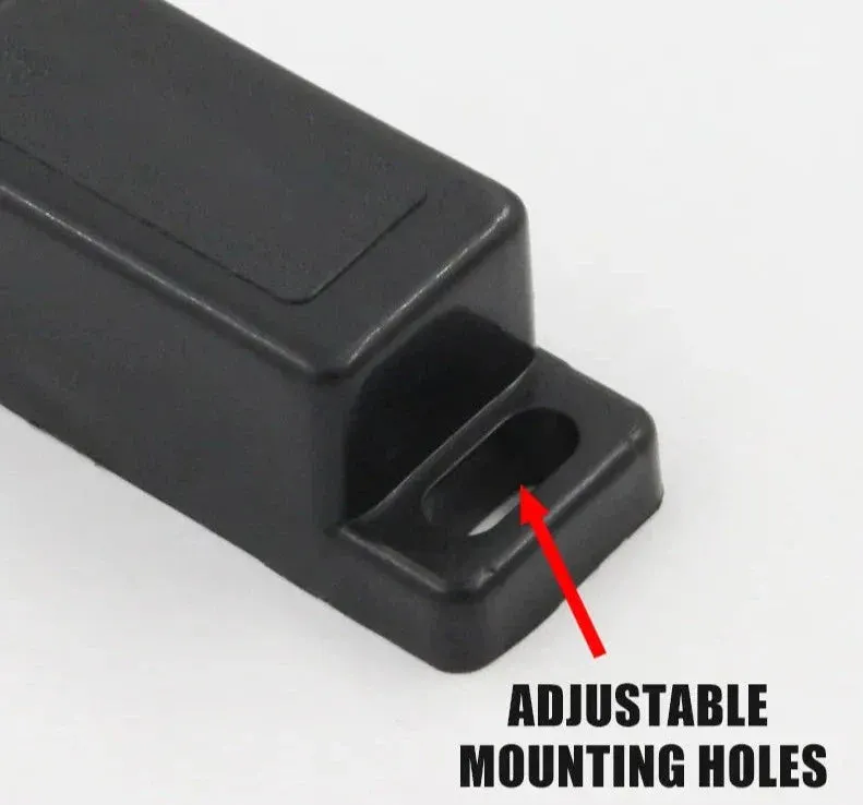 10 Pieces Magnetic Abs Black Cabinet/door Catches