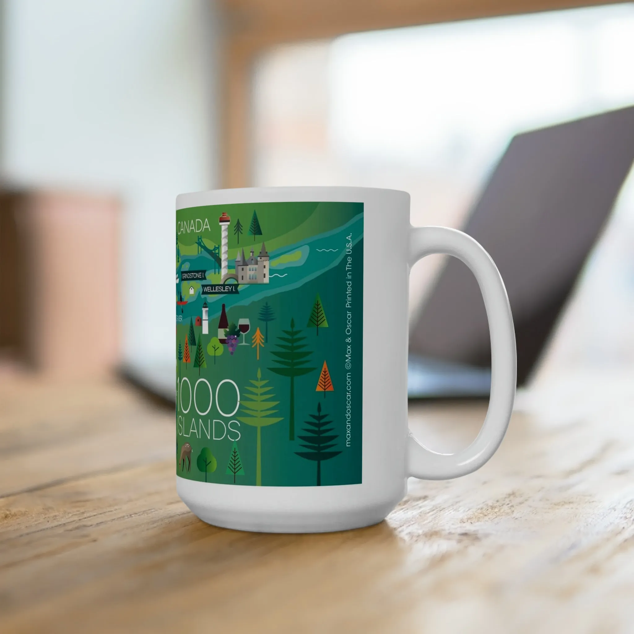 1000 Islands Ceramic Mug 11oz or 15oz