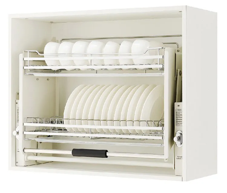 2 Tier Pull-Out Cabinet Organizer Drop Down-600MM