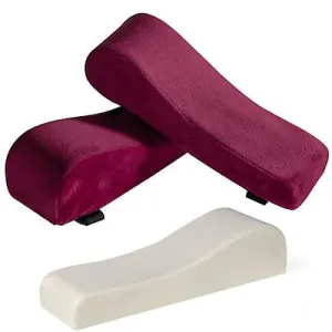 2# wine red Home chair armrest pad, memory foam elbow pillow AZ18377