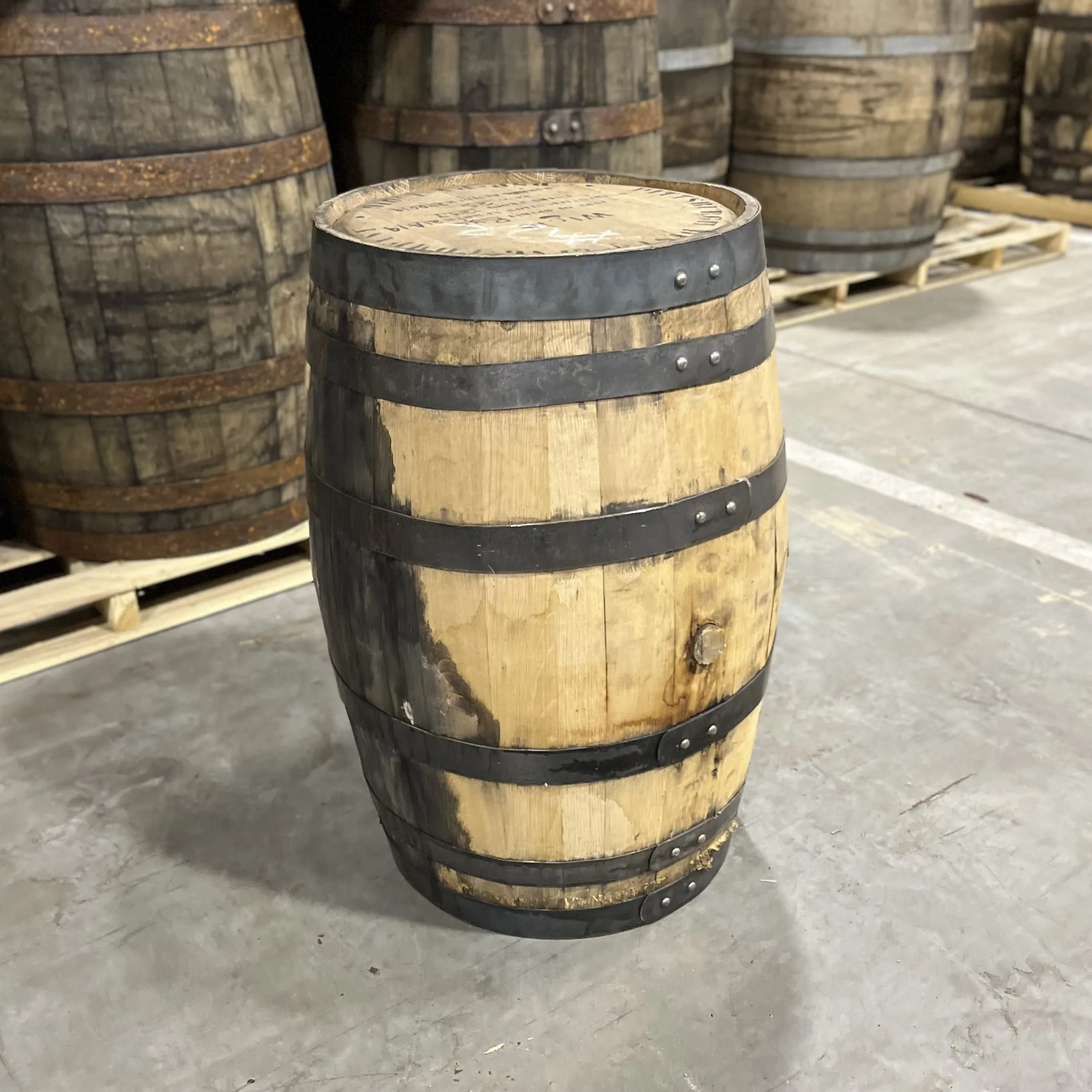 25 Gallon Furniture Grade Whiskey Barrel