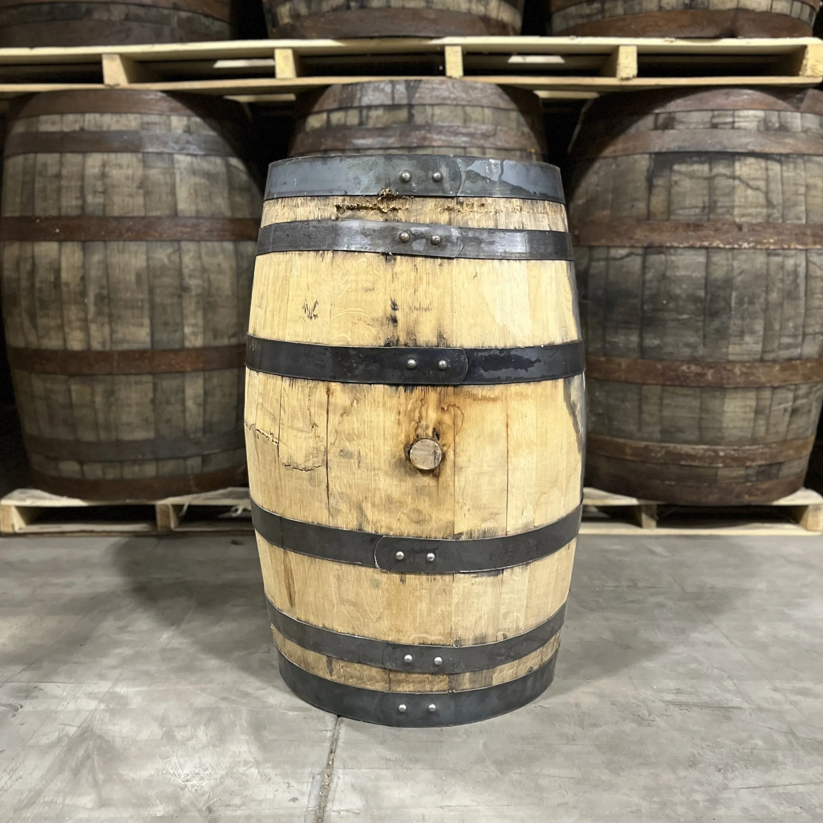 25 Gallon Furniture Grade Whiskey Barrel