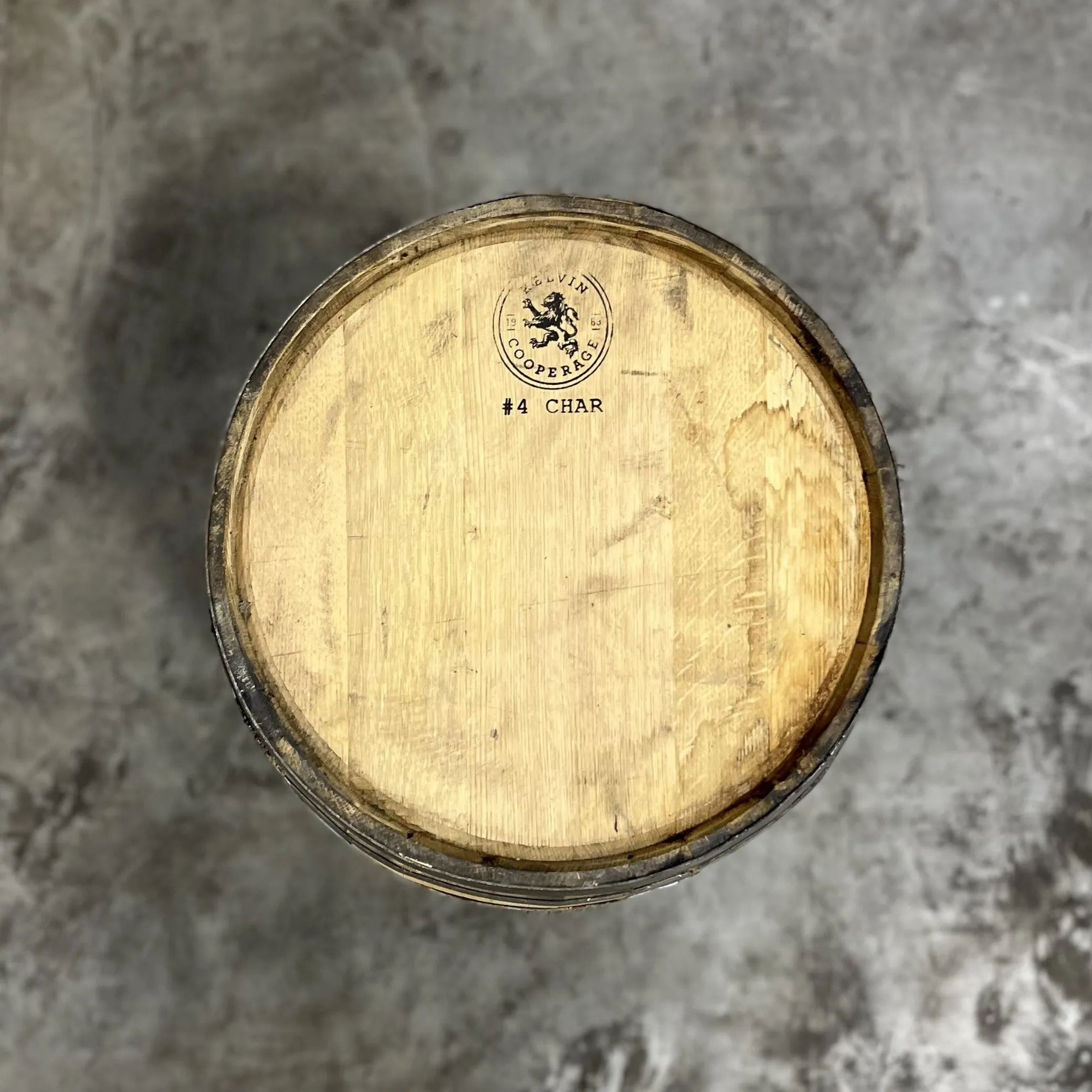 25 Gallon Furniture Grade Whiskey Barrel
