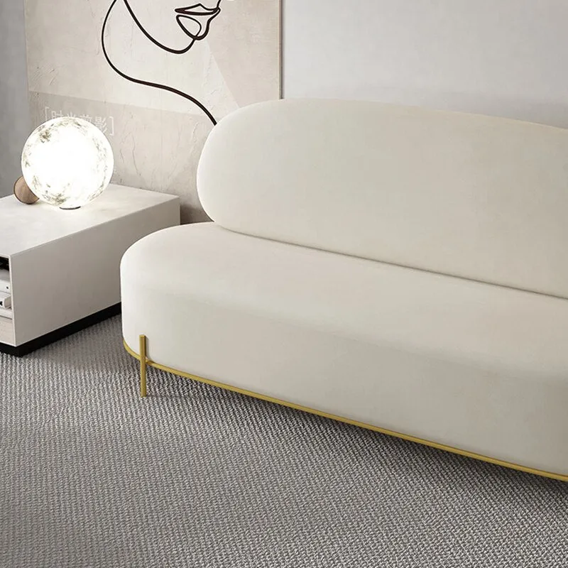 3-Seater Curved Sofa Loveseat Set