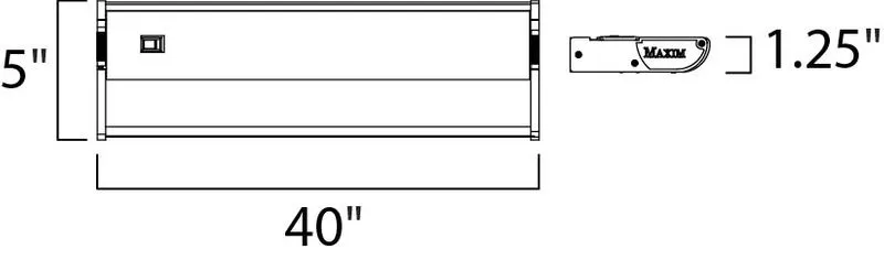 40" Utility Item in Satin Nickel