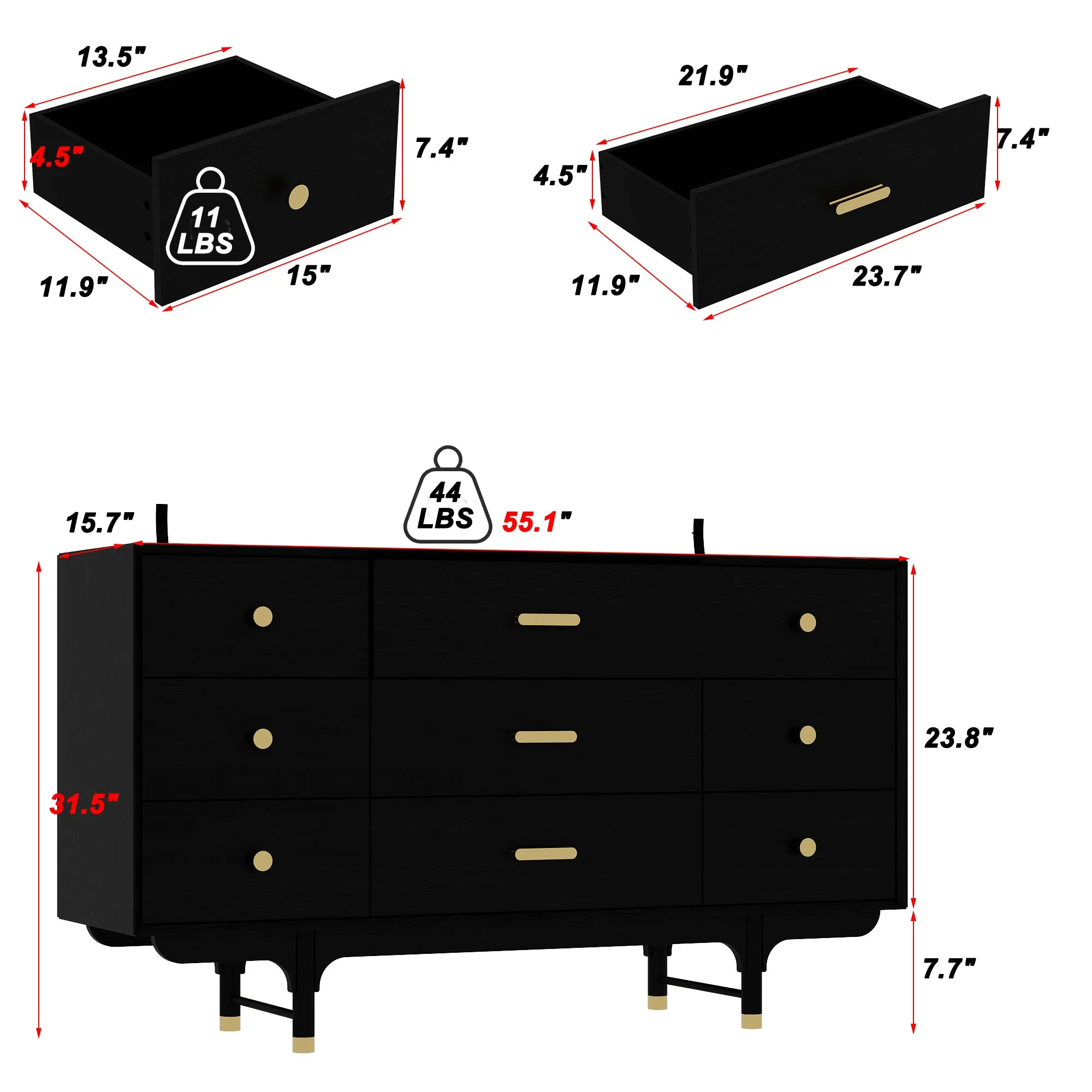 9 - Drawer Dresser