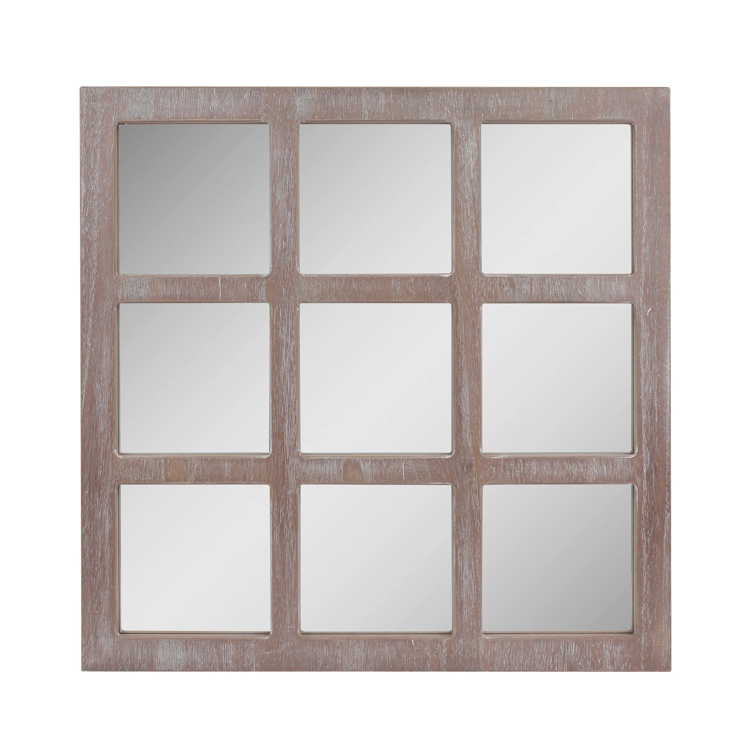 9-Panel Window Pane Mirror - 23 inch