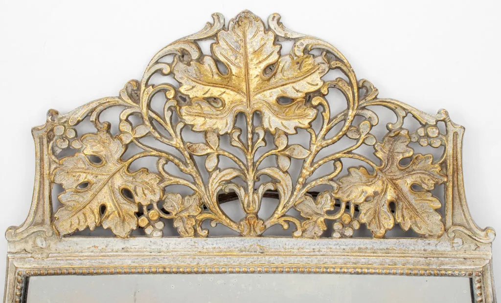 Aesthetic Movement Verdigris Gilt Bronze Mirror