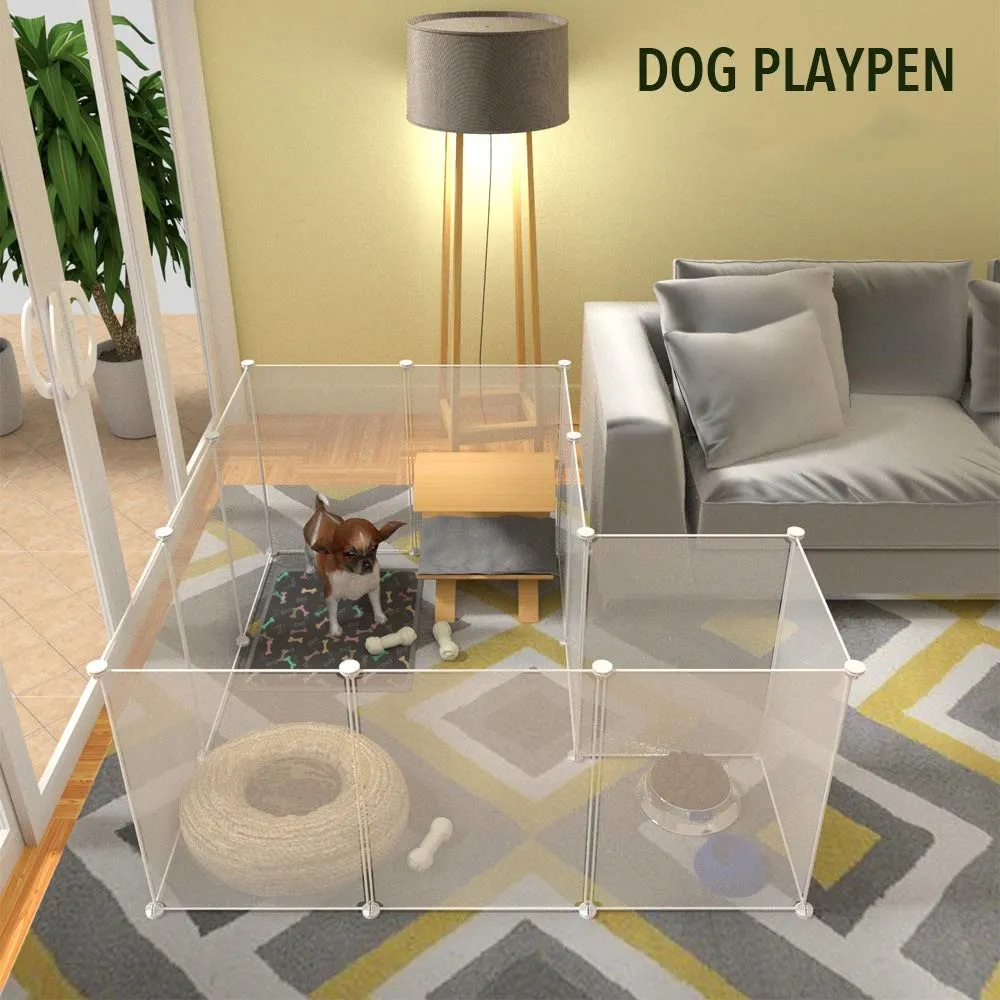 Anniepaw DIY Pet Playpen Multi-functional Kennel for Small Animals