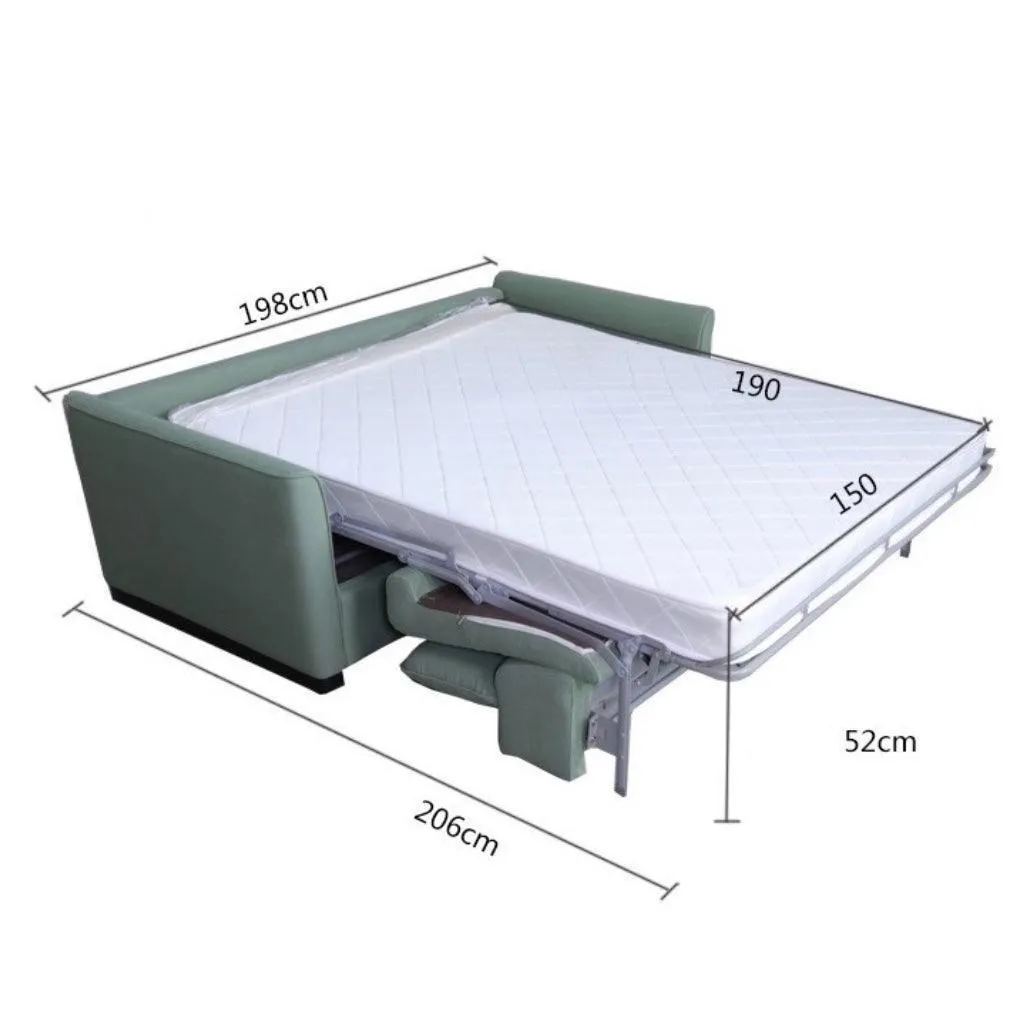 Anthonia Foldable Sofa Bed with Mattress
