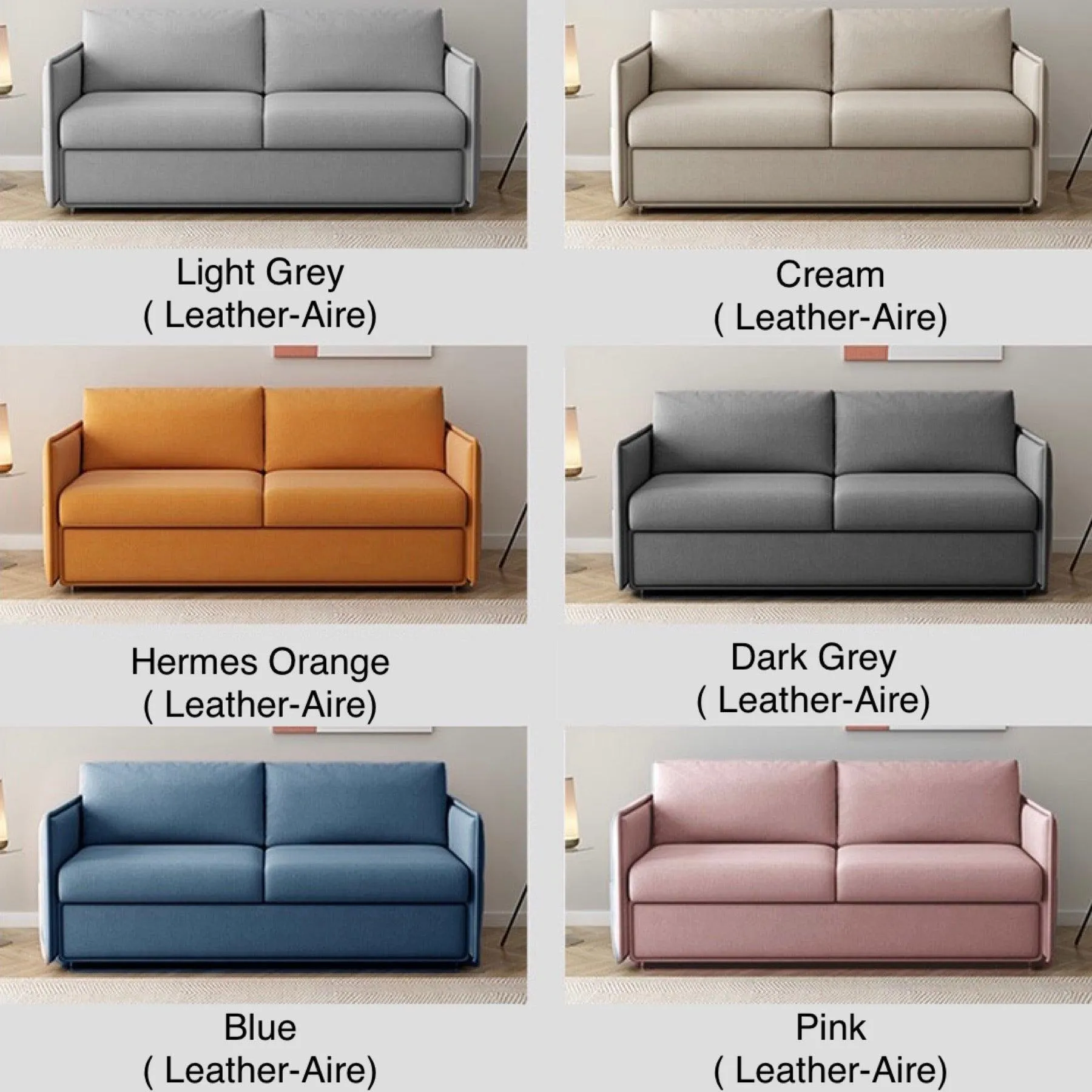 Ariel Foldable Sofa Bed with Mattress