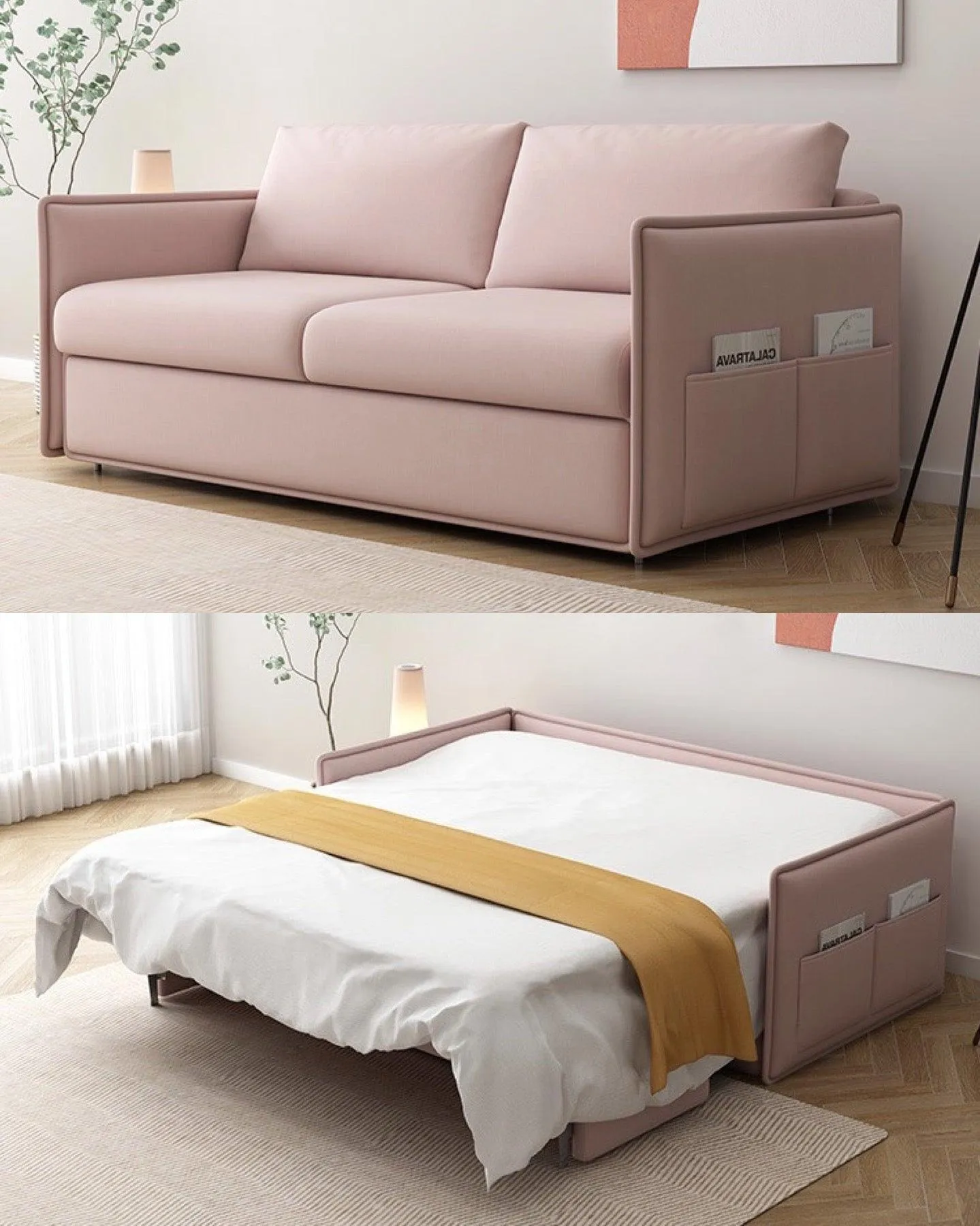 Ariel Foldable Sofa Bed with Mattress