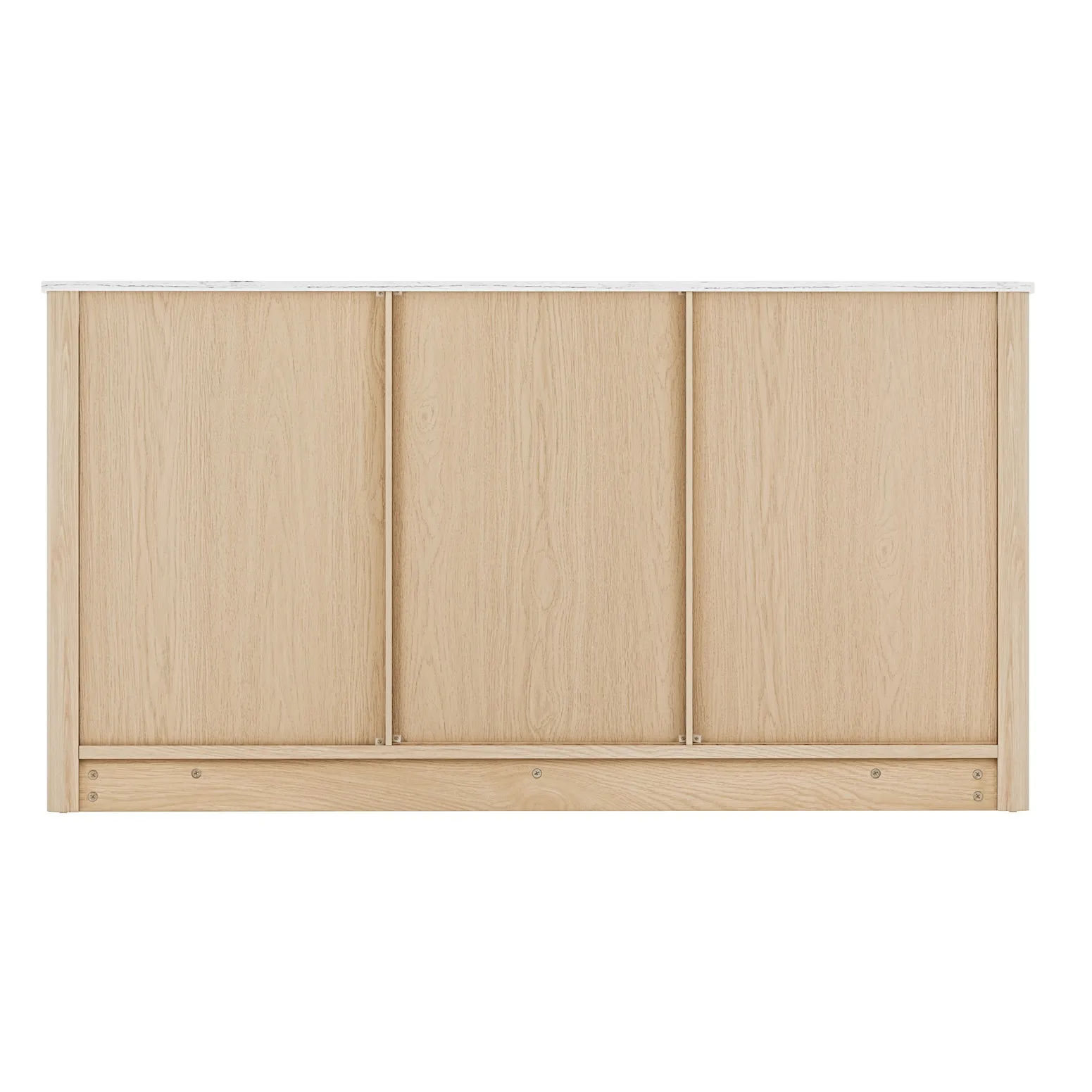Artiss Buffet Sideboard Marble Style Tabletop - Pine