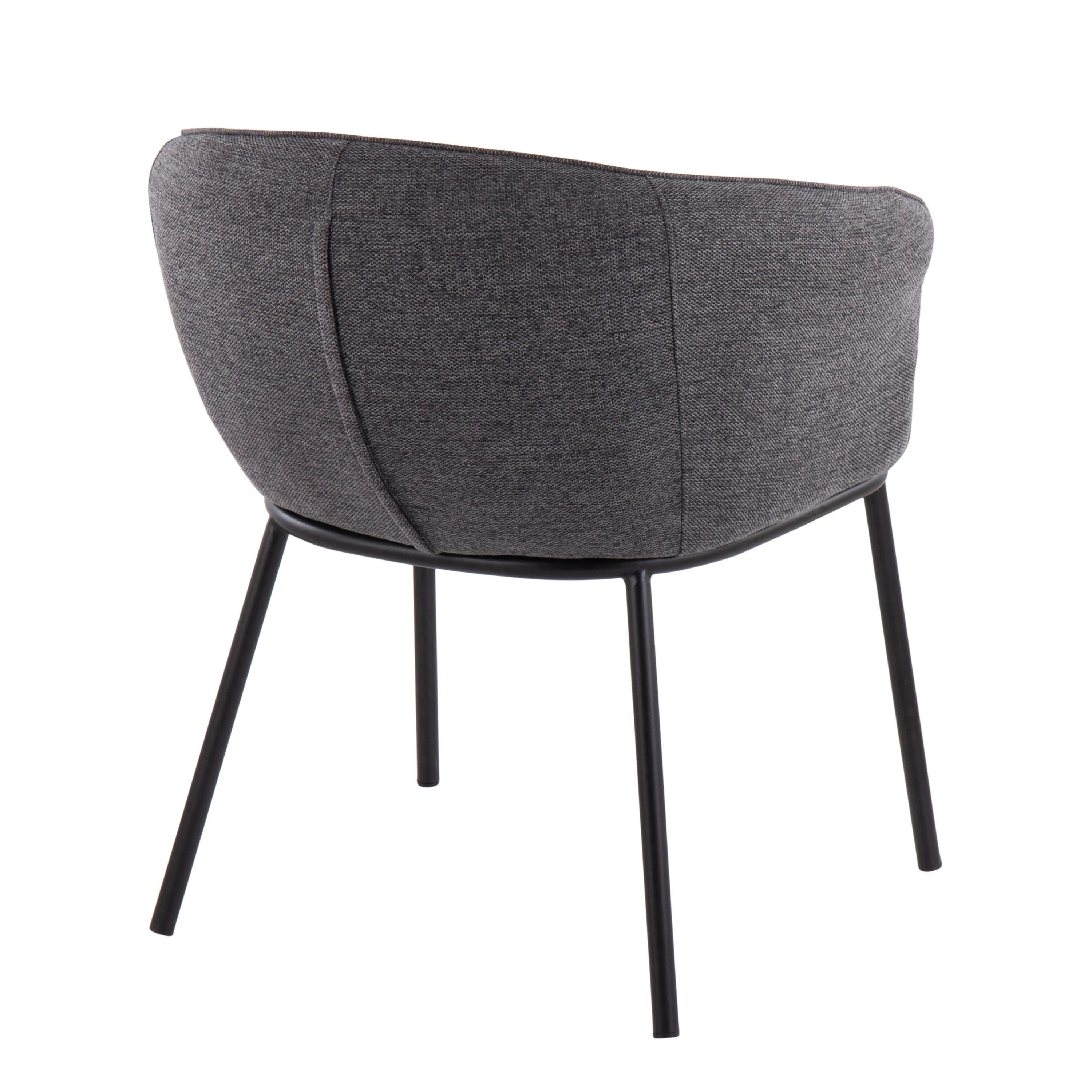 Ashland - Contemporary Chair - Black / Charcoal by Couch.com