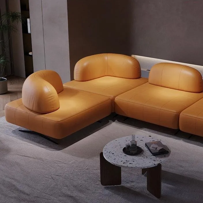 Auora Sectional Designer Leather Sofa