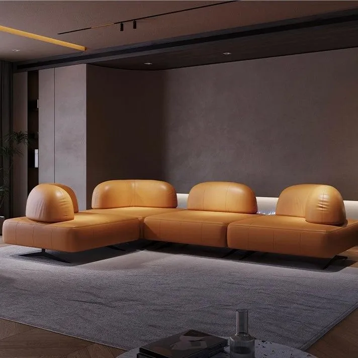 Auora Sectional Designer Leather Sofa