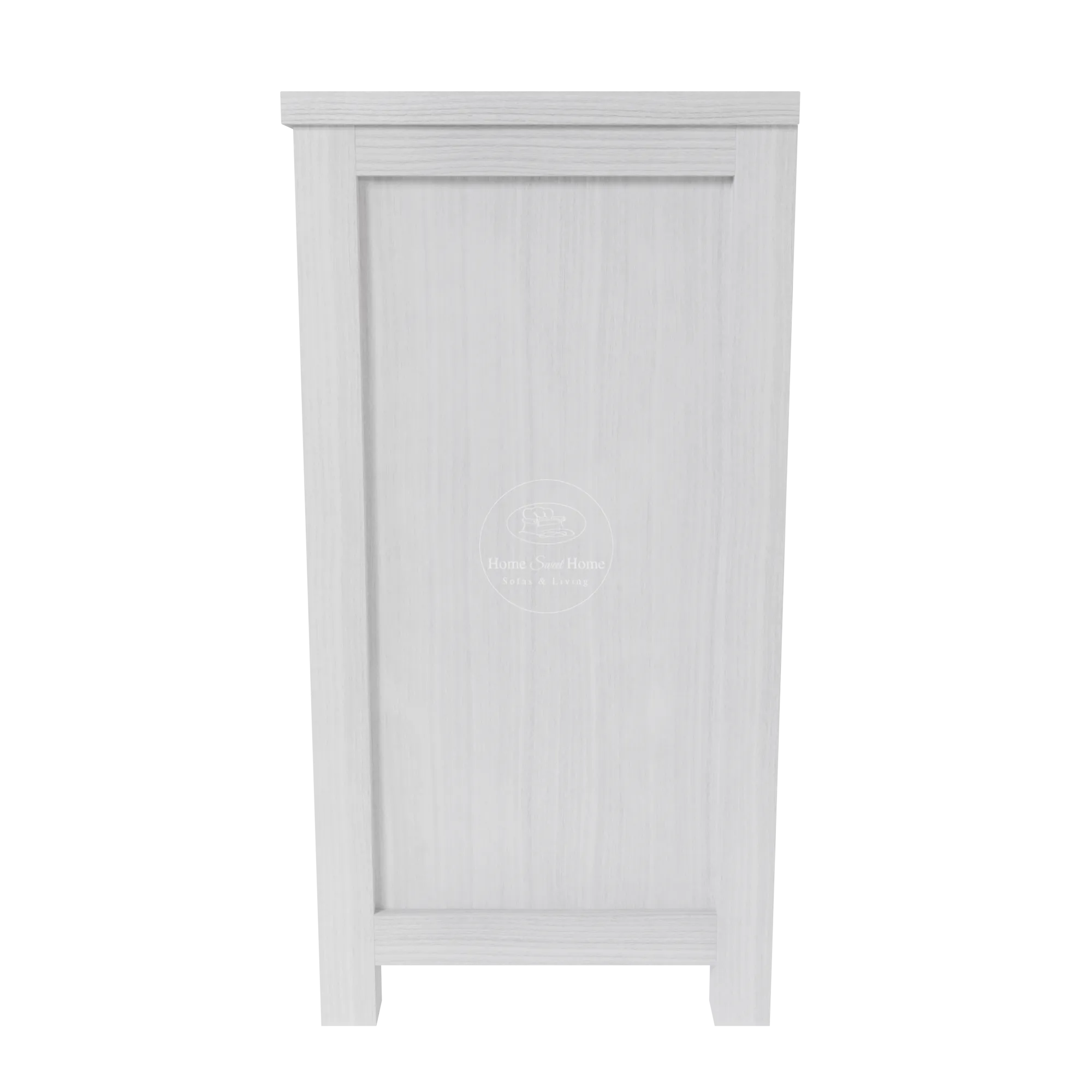 Beech Buffet 2 Door 4 Drawer Brushed White