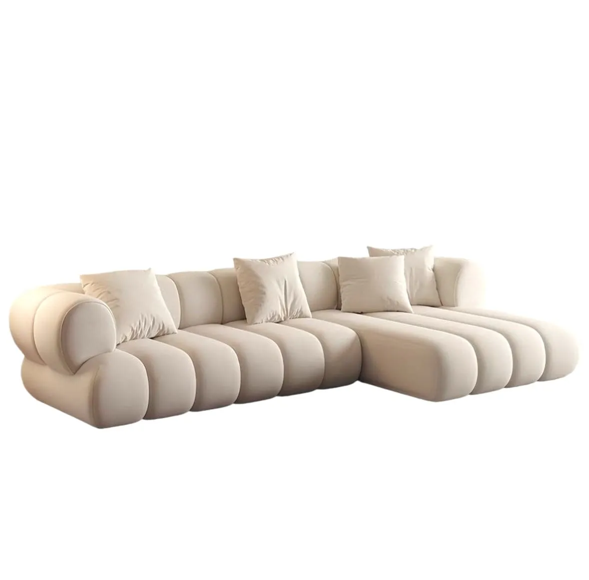 Benji Boucle Sectional Sofa