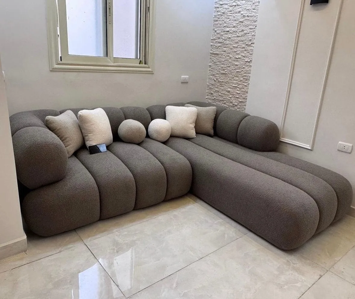 Benji Boucle Sectional Sofa