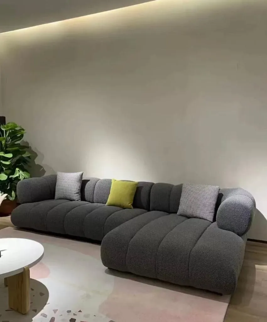 Benji Boucle Sectional Sofa