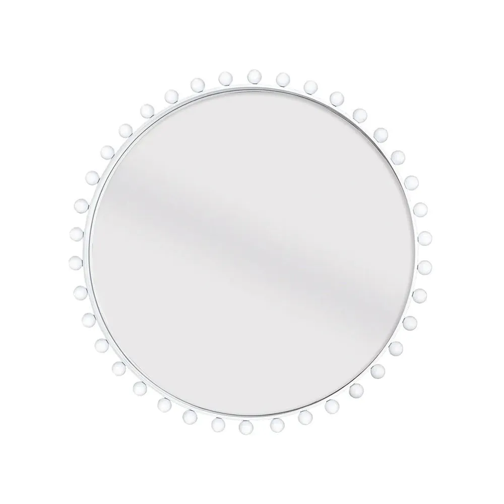 Birchgrove Round Wall Mirror - Large White