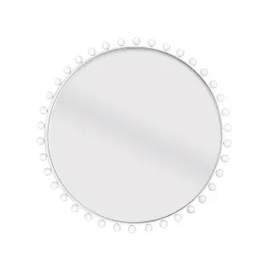 Birchgrove Round Wall Mirror - Large White