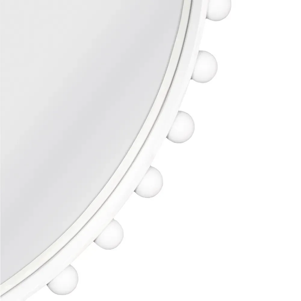 Birchgrove Round Wall Mirror - Large White