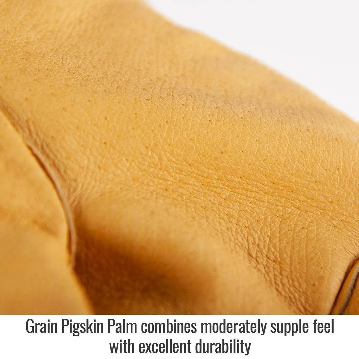 Black Stallion Grain Pigskin Palm MIG Glove w/ Side Padding - GM1715-TT