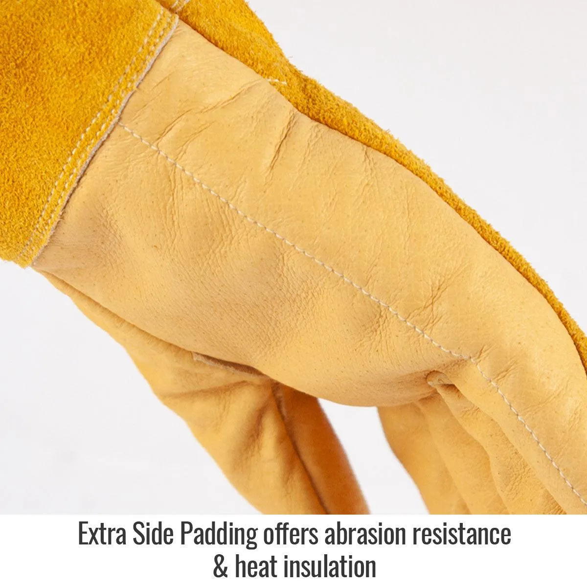 Black Stallion Grain Pigskin Palm MIG Glove w/ Side Padding - GM1715-TT