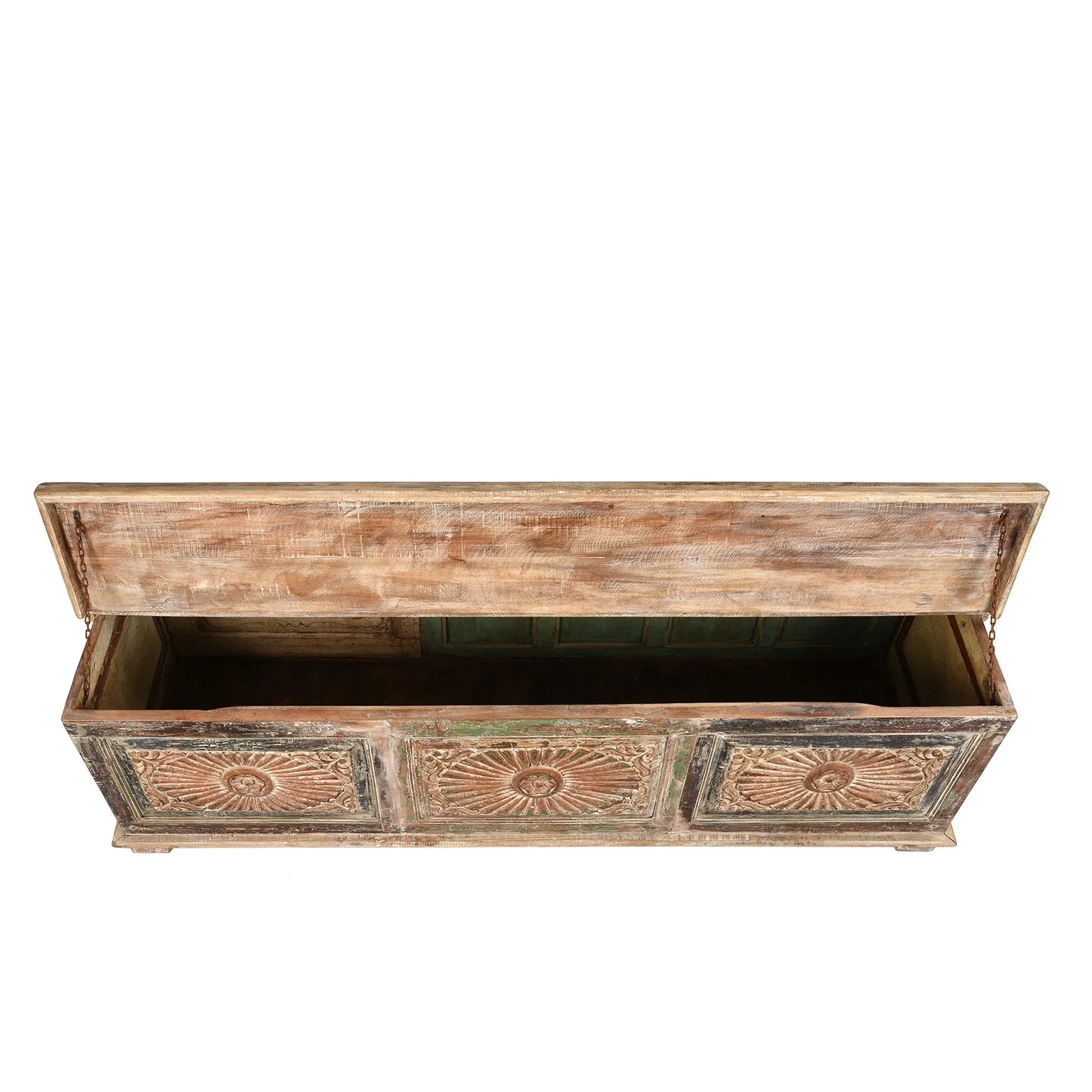 Blanket Chest Made from Reclaimed Teak