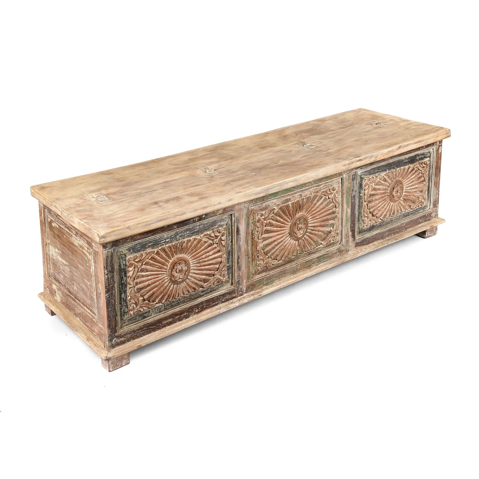 Blanket Chest Made from Reclaimed Teak