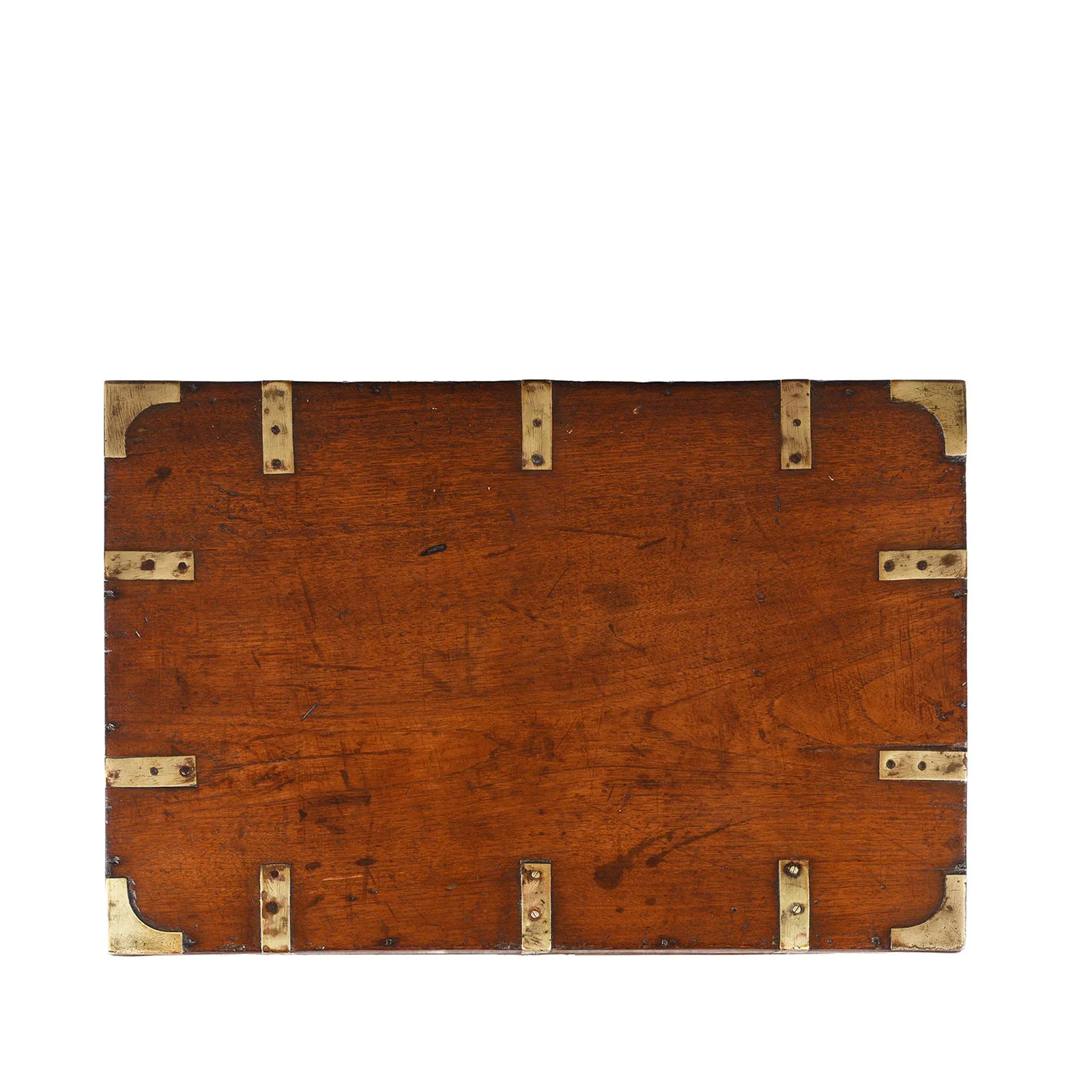 Brass Bound Military Chest From Kutch -19th Century