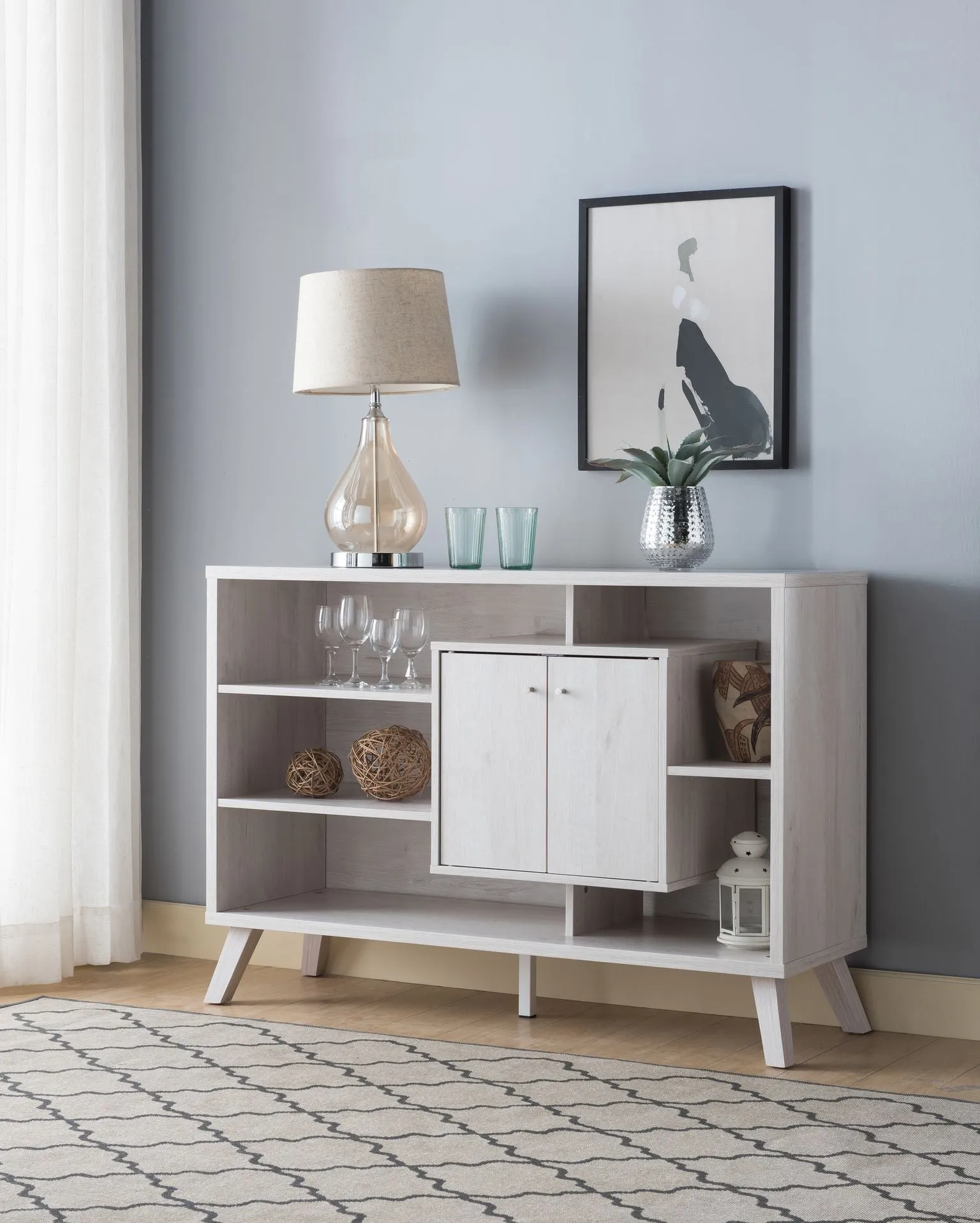 Buffet/Server - White Oak