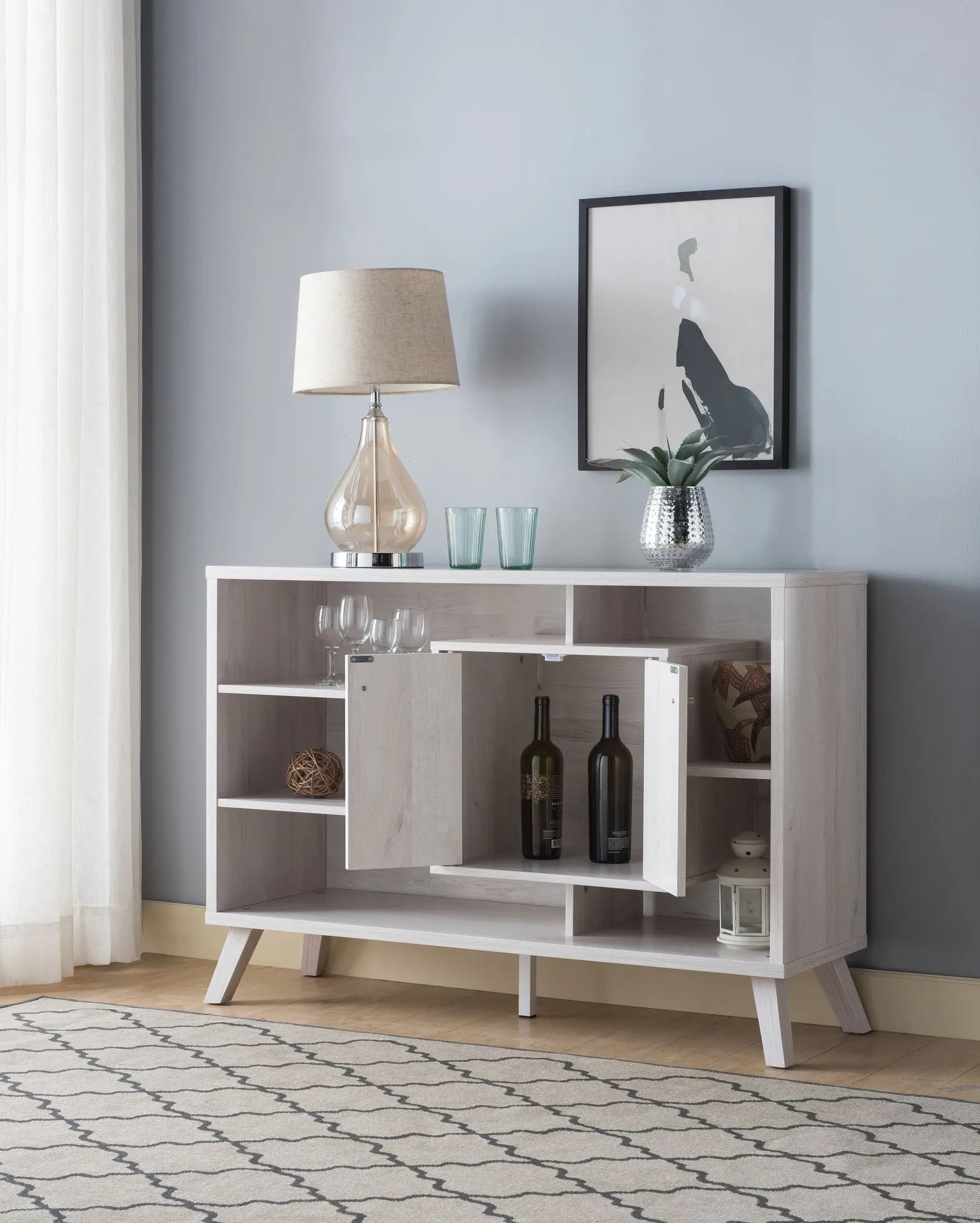 Buffet/Server - White Oak