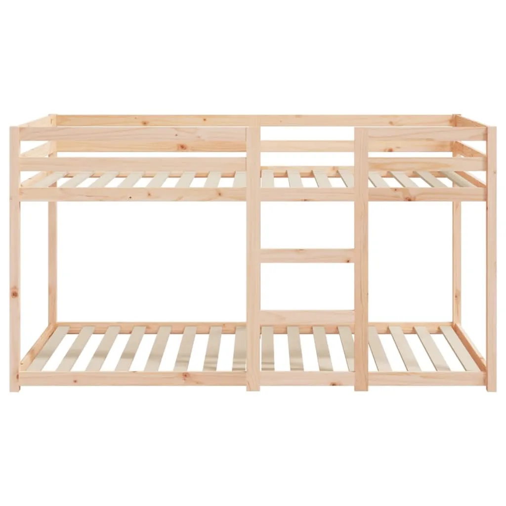 Bunk Bed 90x200 cm Solid Wood Pine