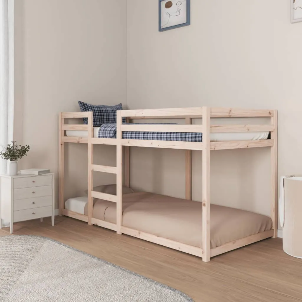 Bunk Bed 90x200 cm Solid Wood Pine