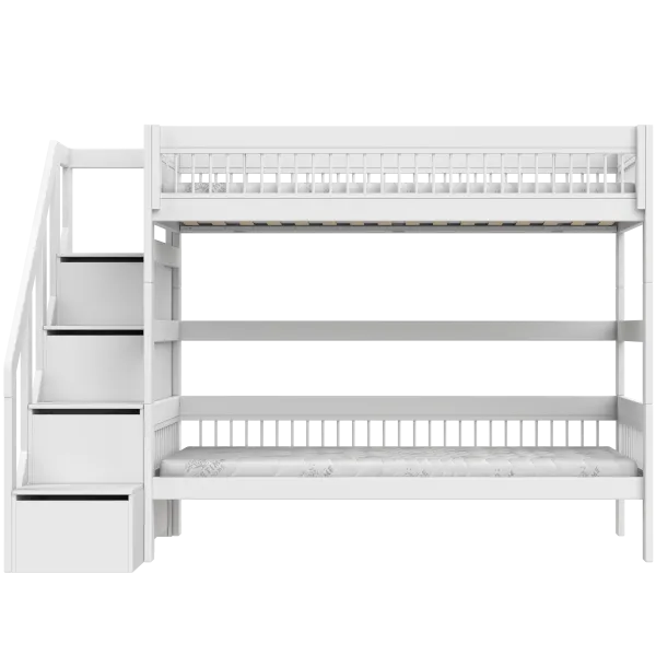 Bunk bed with stepladder 90x200 cm - Breeze