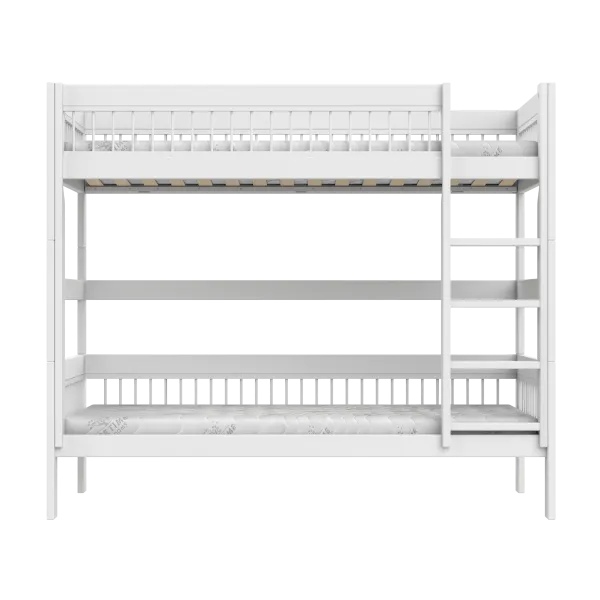 Bunk bed with straight ladder 90x200 cm - Breeze