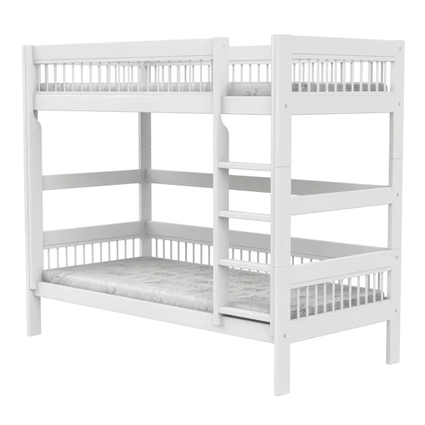 Bunk bed with straight ladder 90x200 cm - Breeze