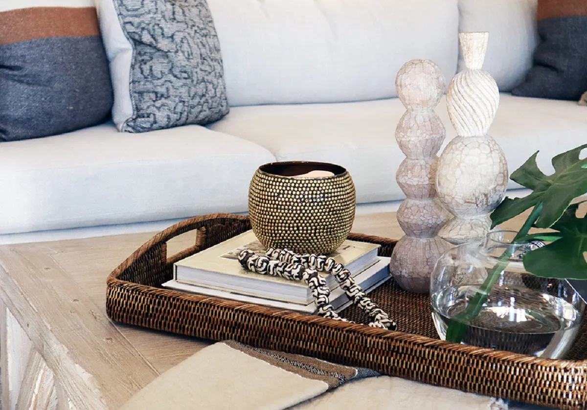 BURMA RATTAN TRAY