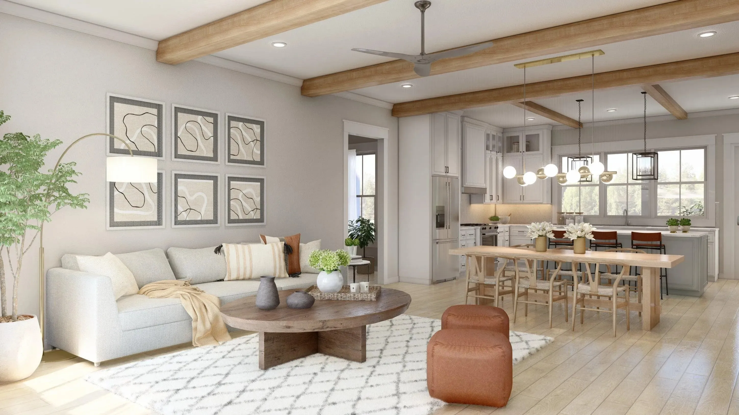 Captivating Home Design with Versatile Living Spaces