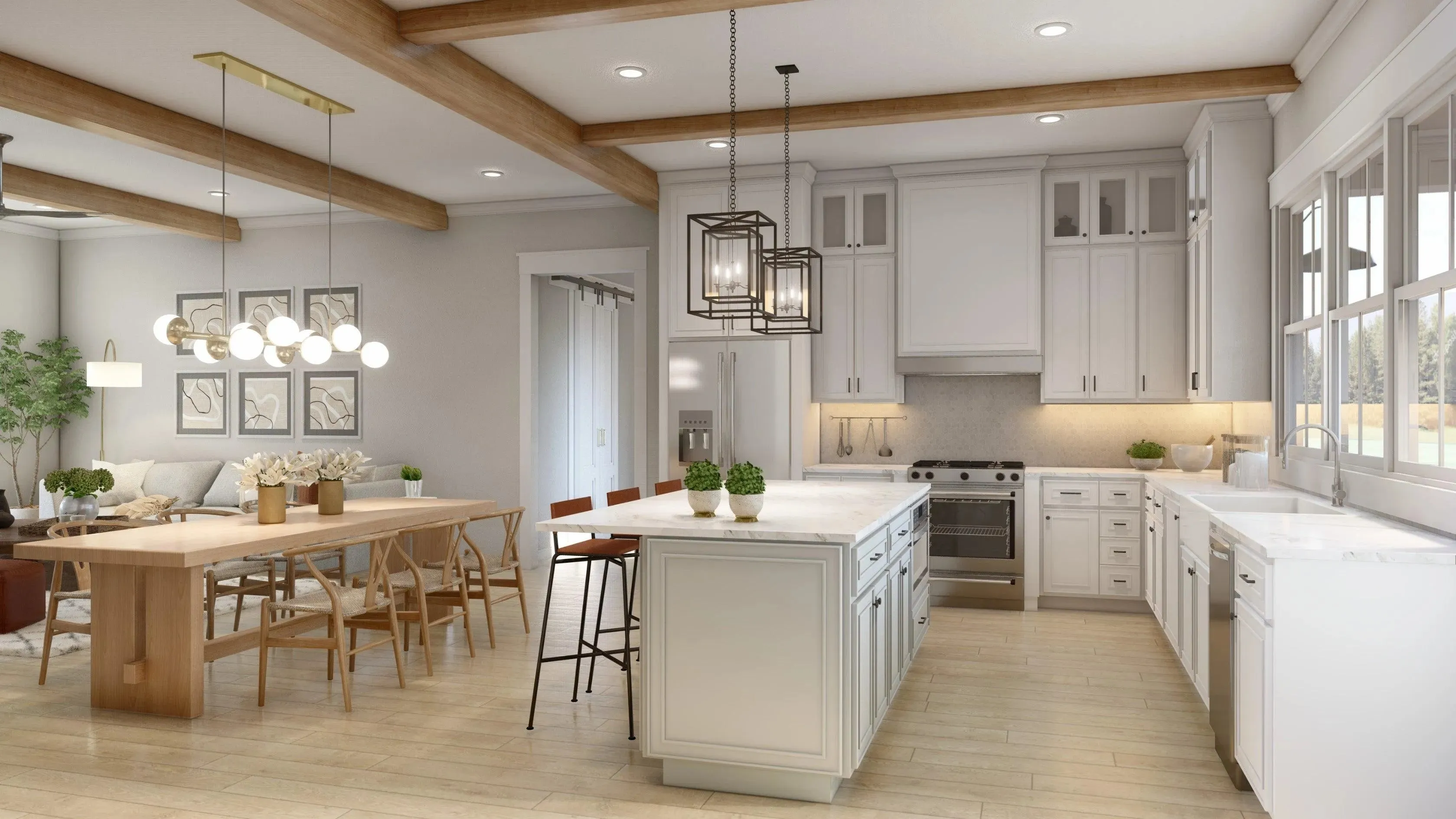 Captivating Home Design with Versatile Living Spaces