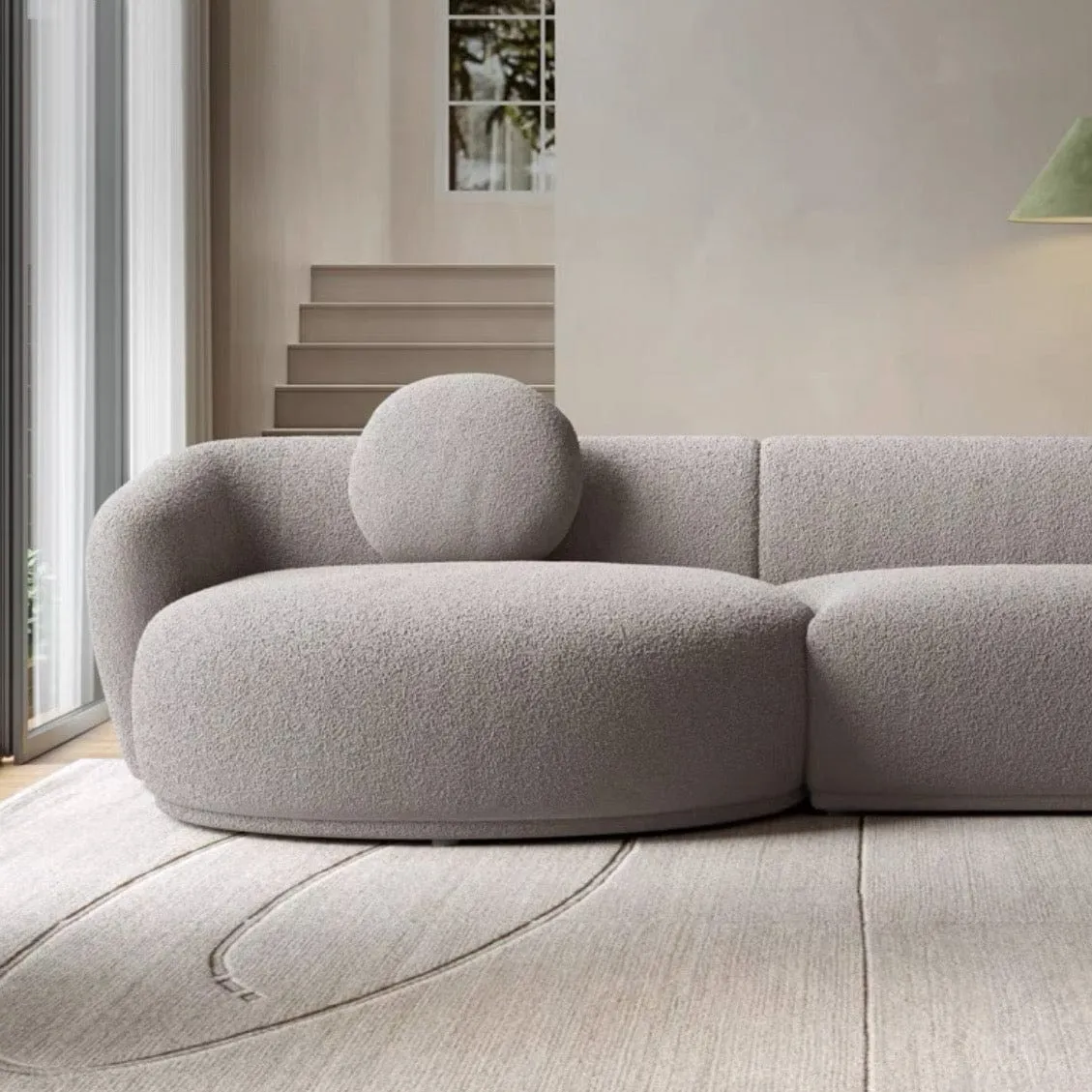 Carl Sectional Curve Sofa