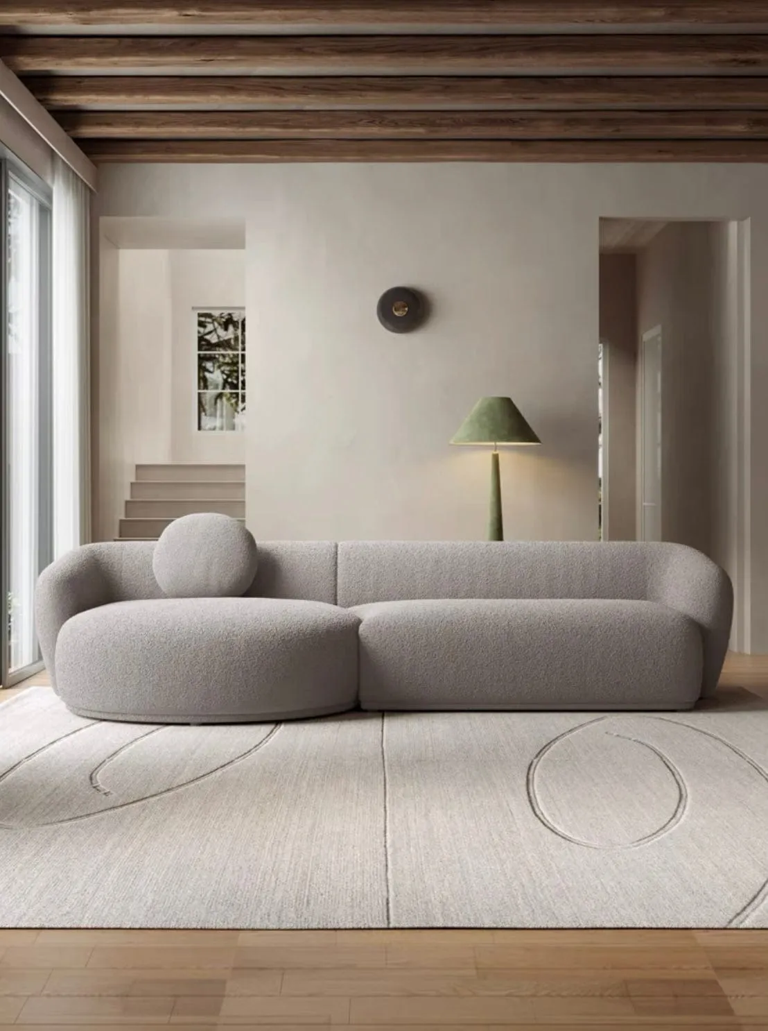 Carl Sectional Curve Sofa