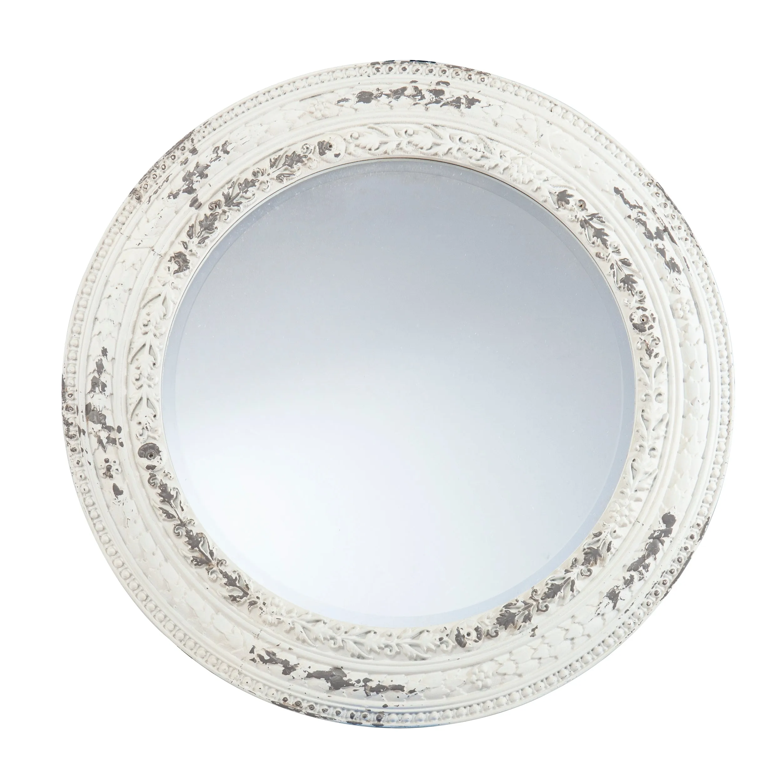 Carvely Round Decorative Mirror