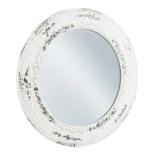 Carvely Round Decorative Mirror